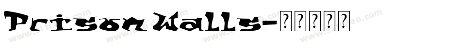 Prison Walls字体转换